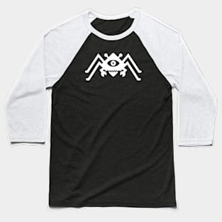 Diamond Spider Crab White Baseball T-Shirt